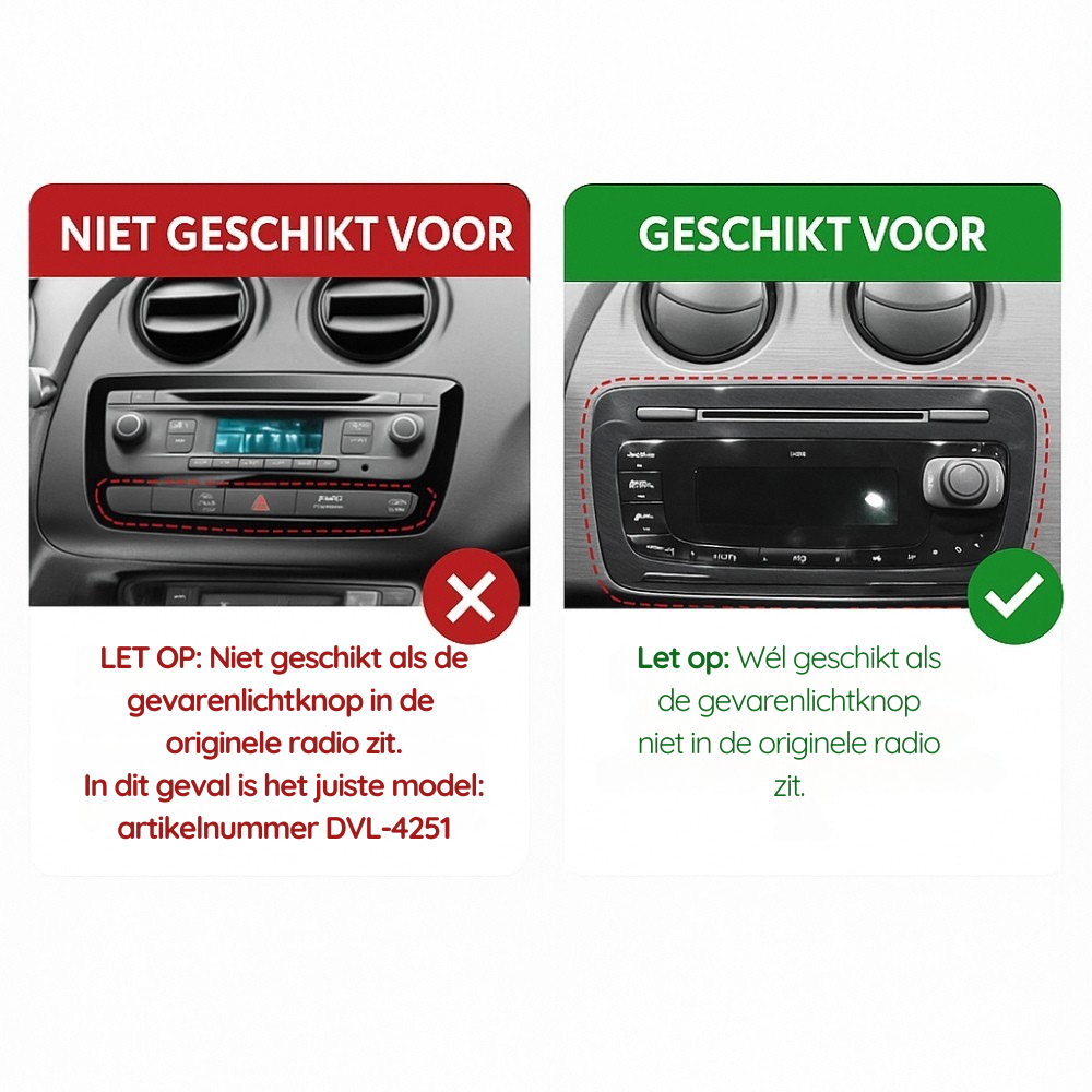 Denago DNG-1153 multimediasysteem voor Seat Ibiza (2008–2014), afbeelding 8