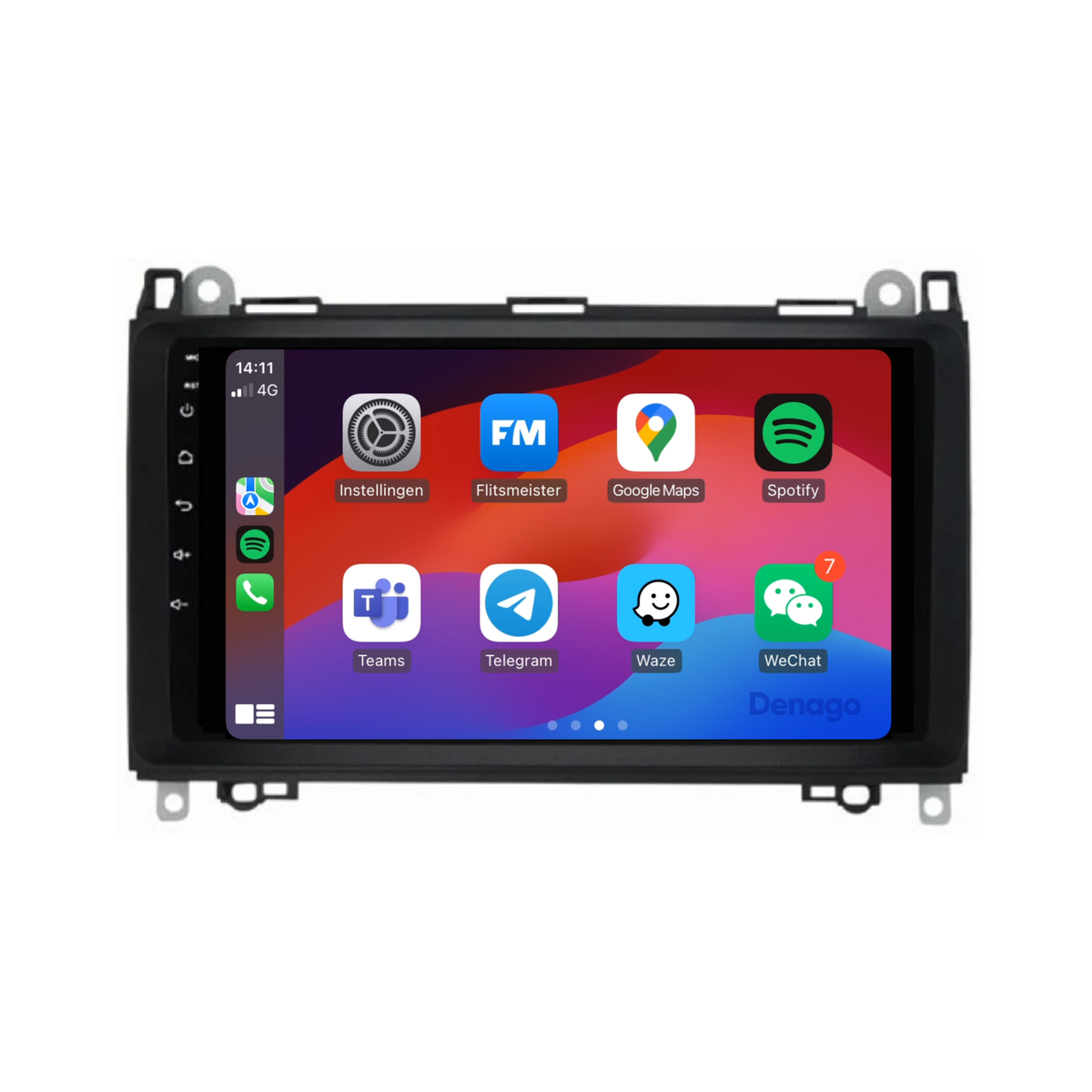 Denago DNG-A09 multimediasysteem voor Mercedes-Benz A-Klasse (2004–2012), afbeelding 2