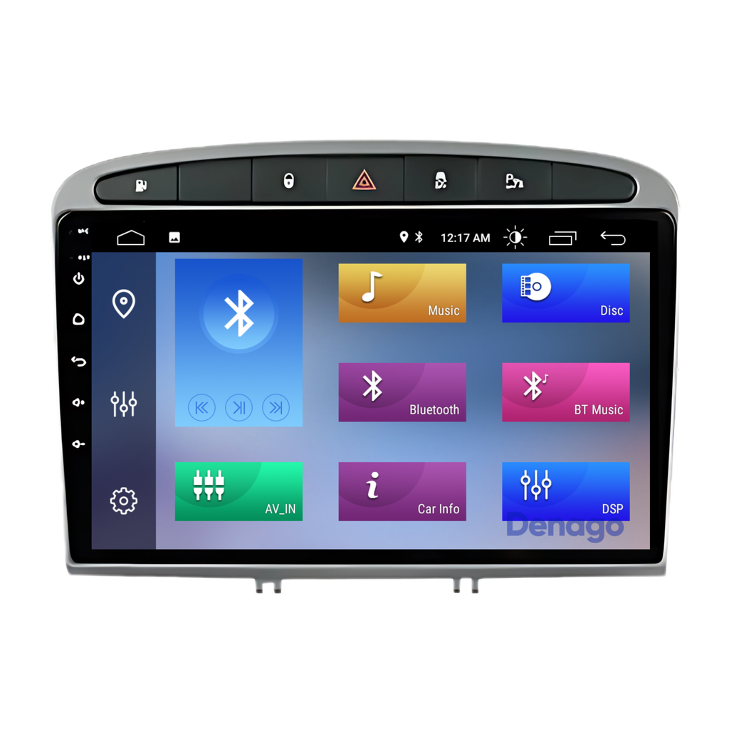 Denago DNG-A48 multimediasysteem voor Peugeot 308 en 408 (2007–2020), afbeelding 6