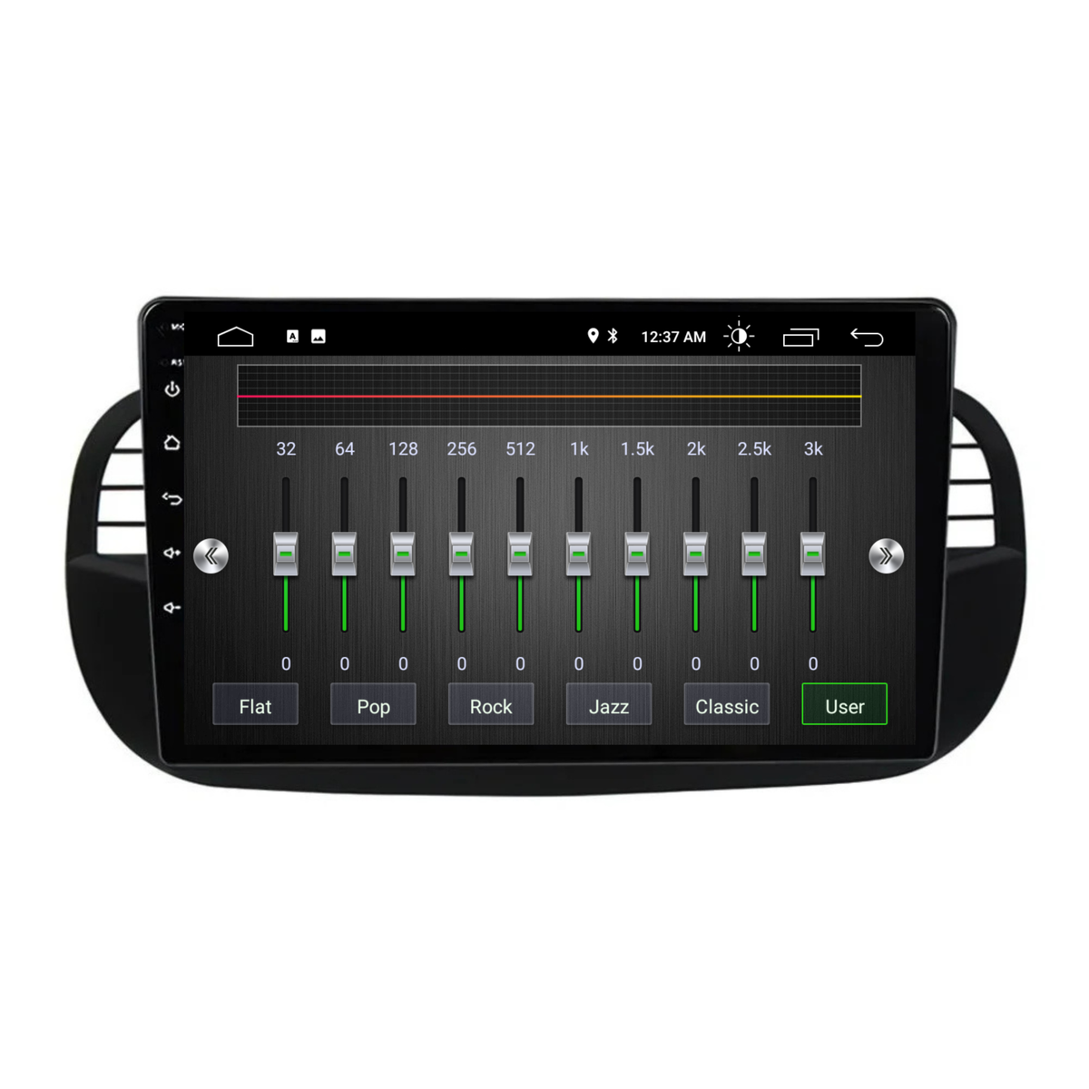 Denago DNG-A66 multimediasysteem voor Fiat 500 (2007–2015), afbeelding 5