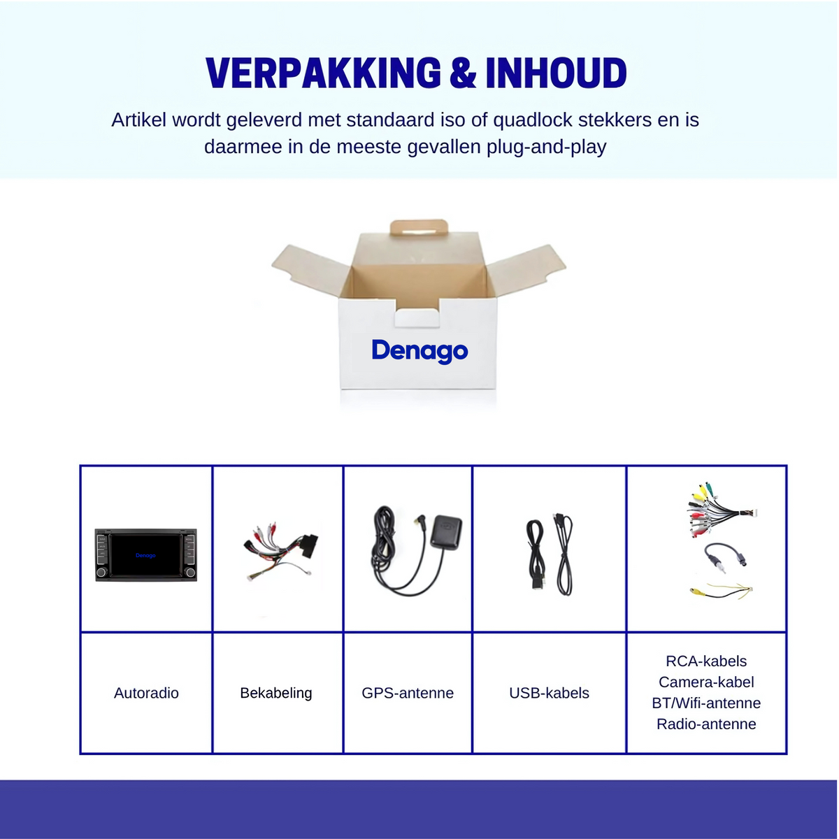 Denago DNG-1126 multimediasysteem voor Volkswagen California T5, Multivan T5 en Touareg (2002–2011), afbeelding 7