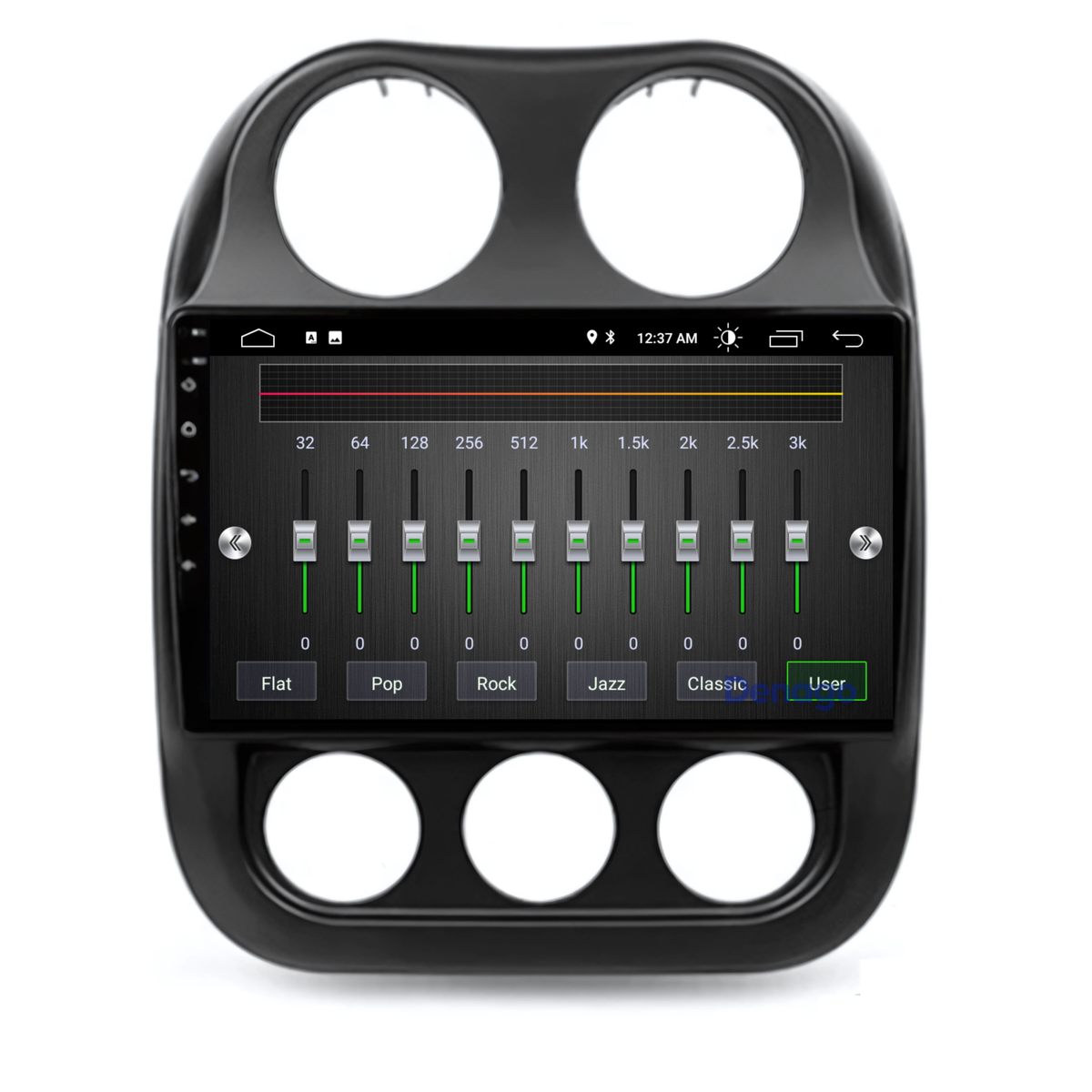 Denago DNG-A37 multimediasysteem voor Jeep Compass (2010–2016), afbeelding 5
