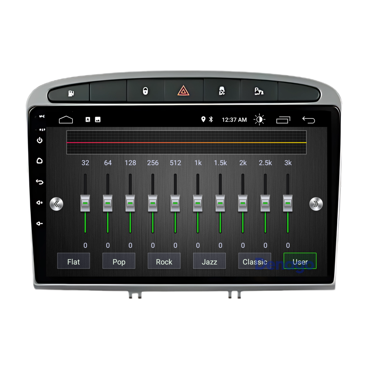 Denago DNG-A48 multimediasysteem voor Peugeot 308 en 408 (2007–2020), afbeelding 7