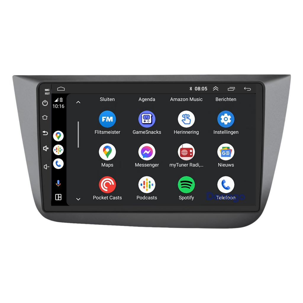 Denago DNG-A38 multimediasysteem voor Seat Altea (2004–2015), afbeelding 6