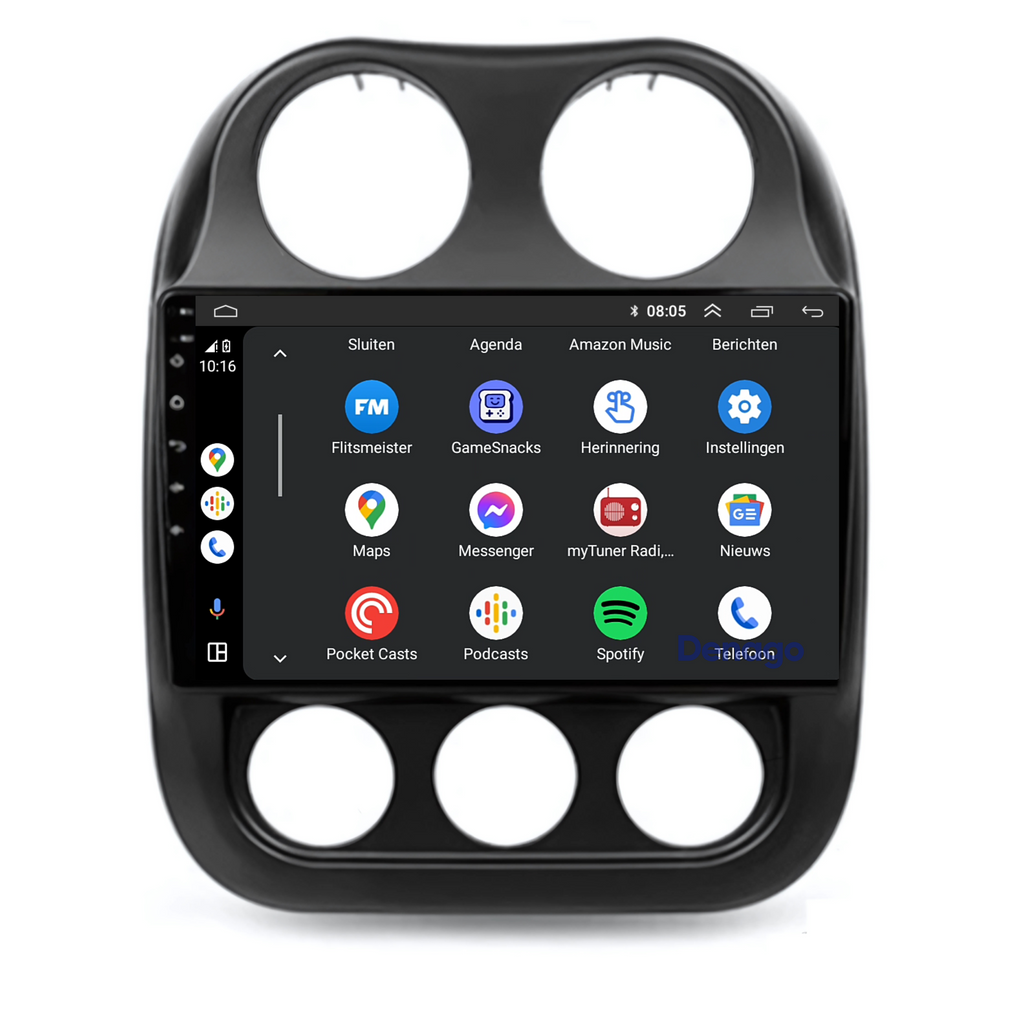 Denago DNG-A37 multimediasysteem voor Jeep Compass (2010–2016), afbeelding 6