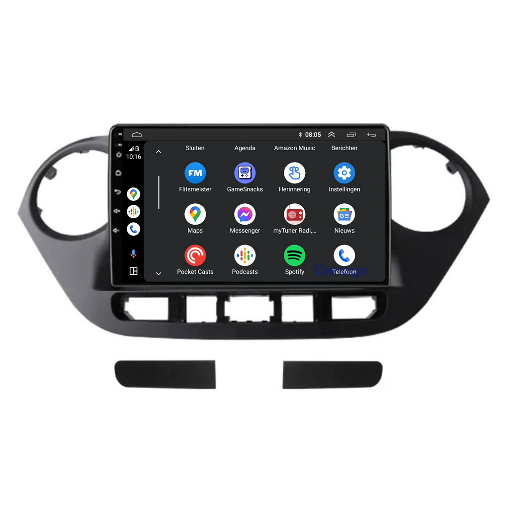 Denago DNG-A16 multimediasysteem voor Hyundai i10 (2014–2017), afbeelding 9