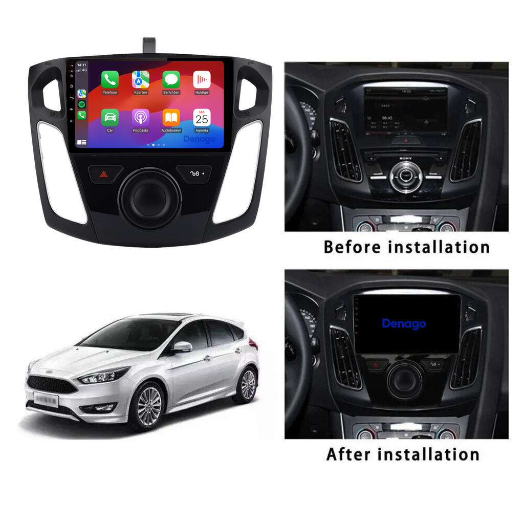Denago DNG-A61 multimediasysteem voor Ford Focus (2011–2017), afbeelding 4