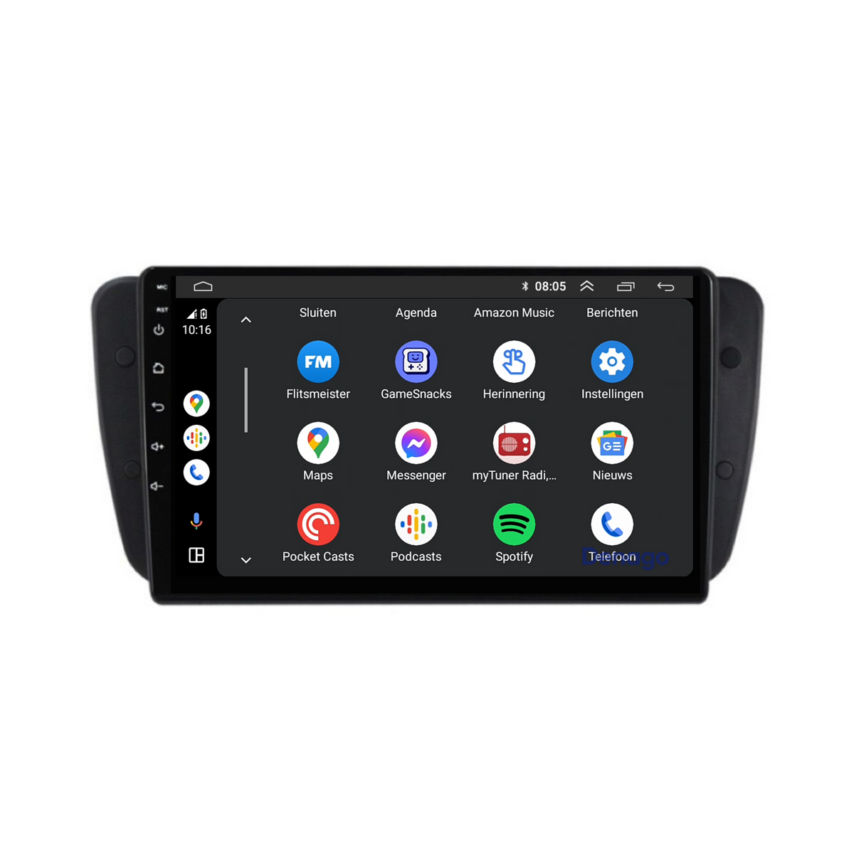 Denago DNG-A05 multimediasysteem voor Seat Ibiza (2008–2014), afbeelding 7