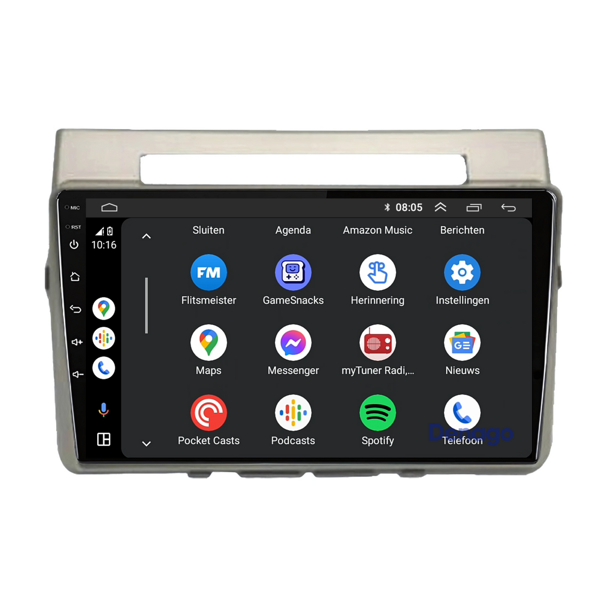 Denago DNG-A15 multimediasysteem voor Toyota Corolla (2004–2009), afbeelding 4