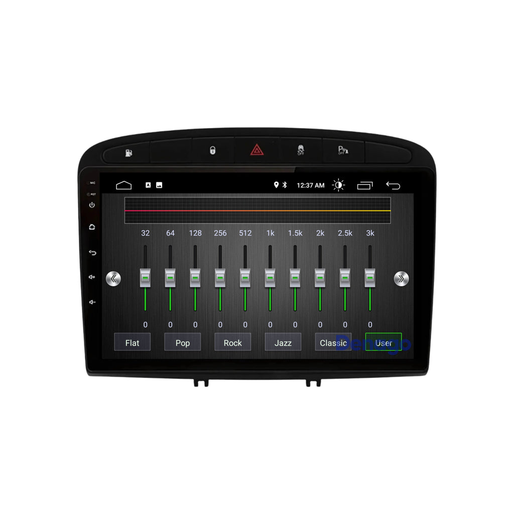 Denago DNG-A242 multimediasysteem voor Peugeot 308 en 408 (2007–2013), afbeelding 7