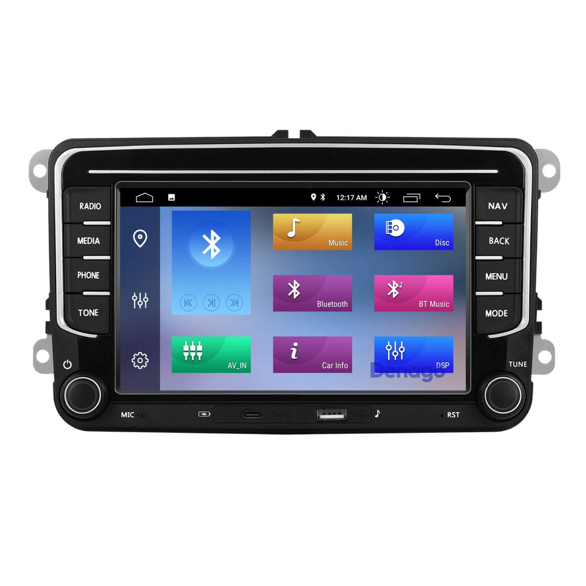 Denago DNG-2770SK multimediasysteem voor Škoda Fabia, Octavia, Rapid en meer (2006–2017), afbeelding 5