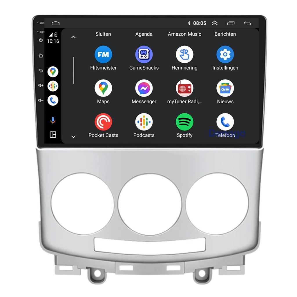 Denago DNG-A36 multimediasysteem voor Mazda 5 (2005–2010), afbeelding 6