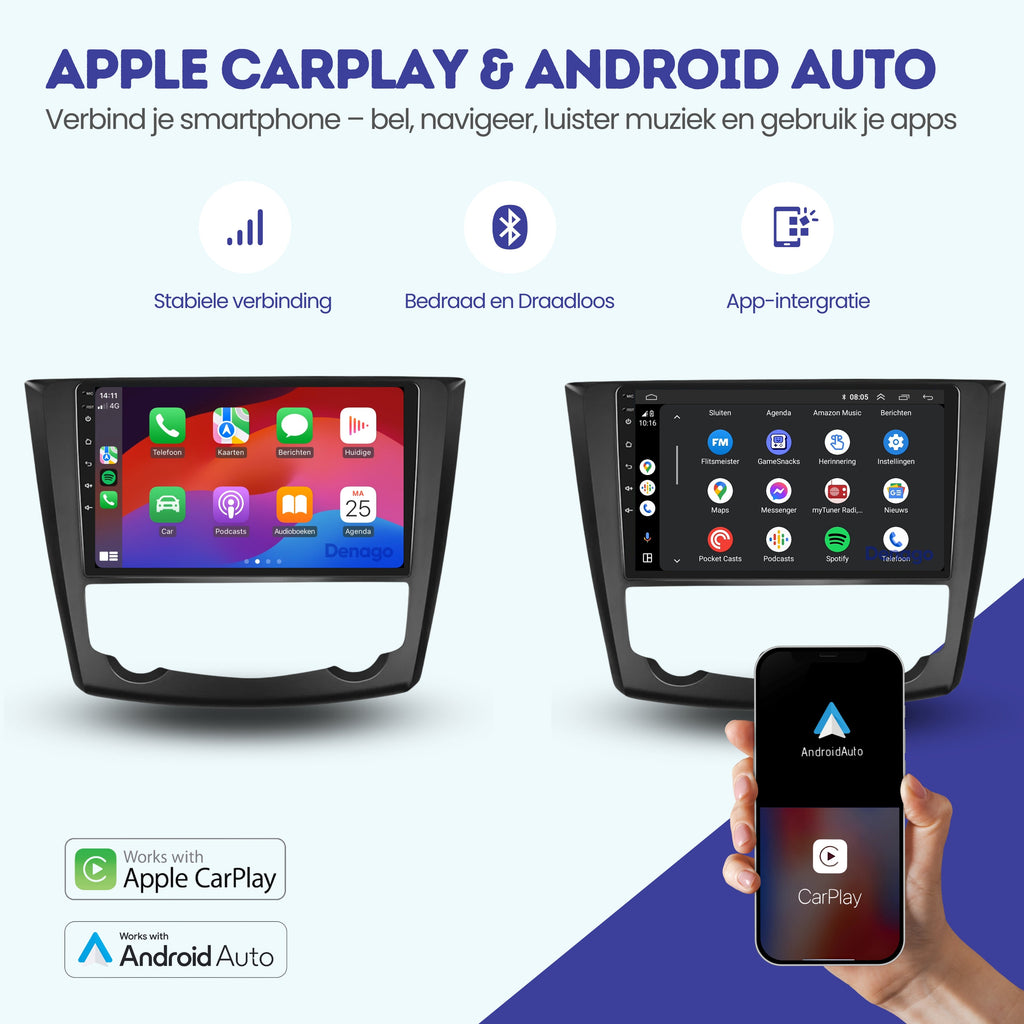 Denago DNG-A128 multimediasysteem voor Renault Kadjar (2015–2018), afbeelding 2