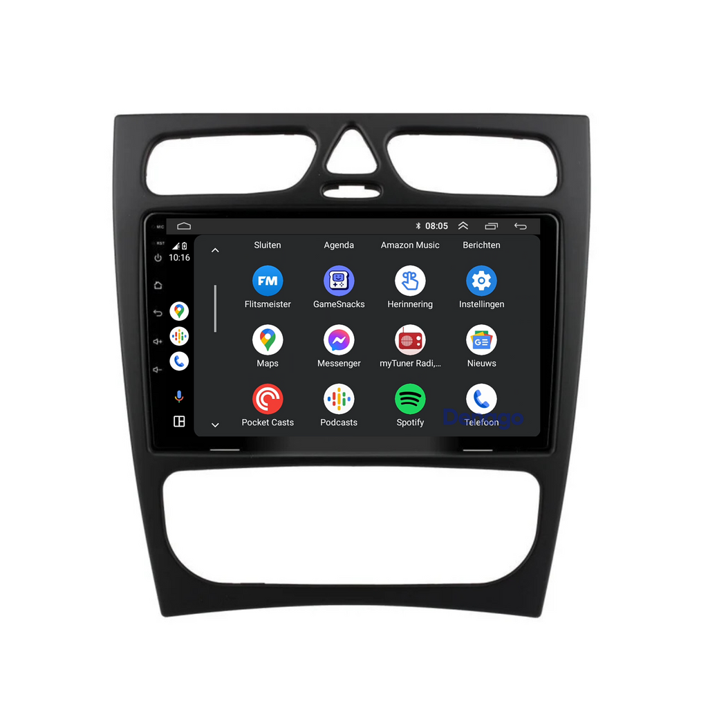 Denago DNG-A52 multimediasysteem voor Mercedes-Benz C-Klasse W203 (2000–2004), afbeelding 6