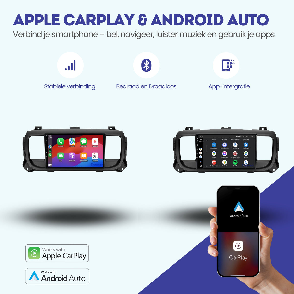 Denago DNG-A233 multimediasysteem voor Citroën Jumpy (2016–2023), afbeelding 2