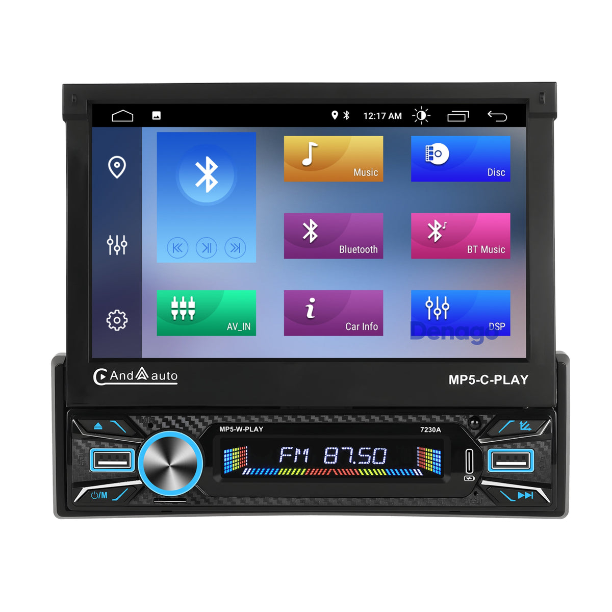 Denago DNG-78 universele 1-DIN autoradio, afbeelding 5