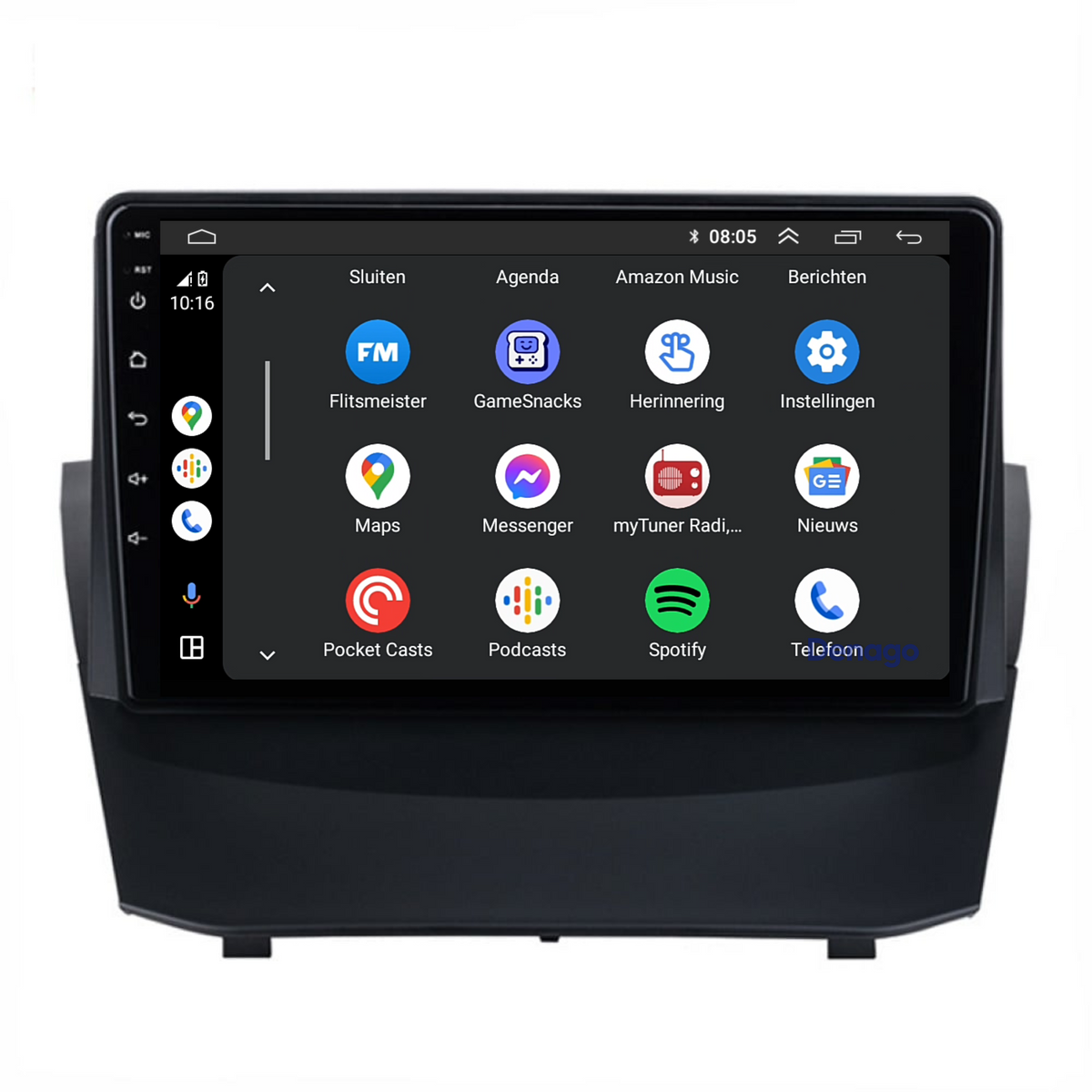Denago DNG-A06 multimediasysteem voor Ford Fiesta (2013–2017), afbeelding 8