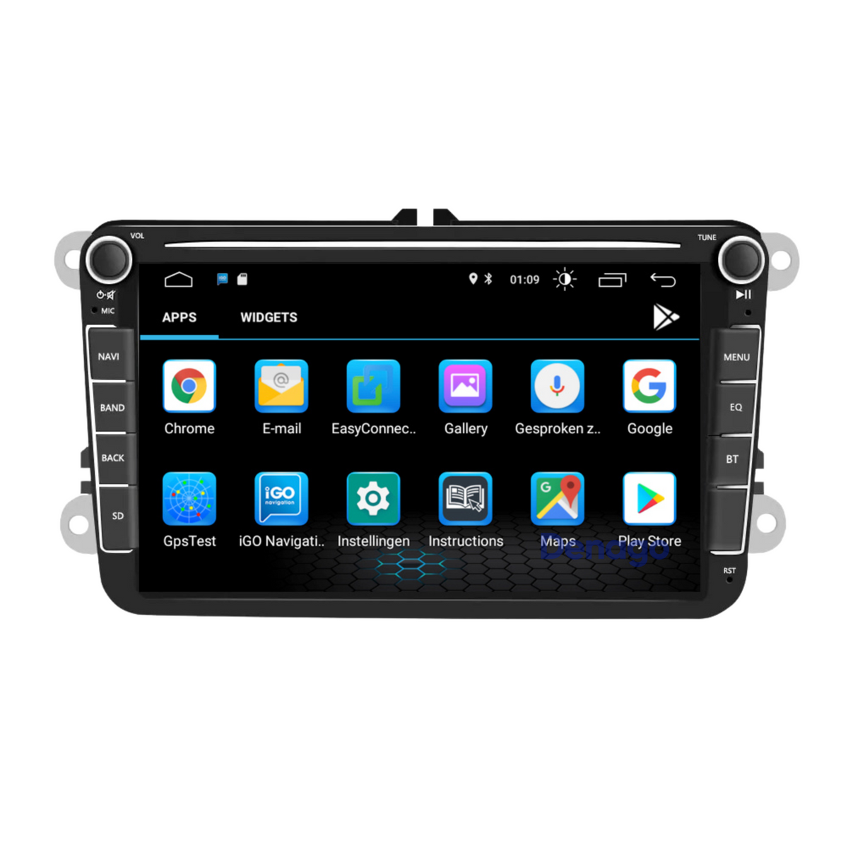 Denago DNG-0811 multimediasysteem voor Volkswagen Caddy, Eos, Golf 5 en meer (2003–2015), afbeelding 5