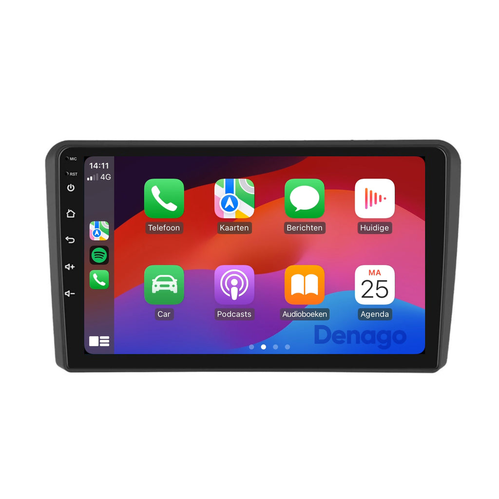 Denago DNG-A25 multimediasysteem voor Audi A3 (2004–2013), afbeelding 3