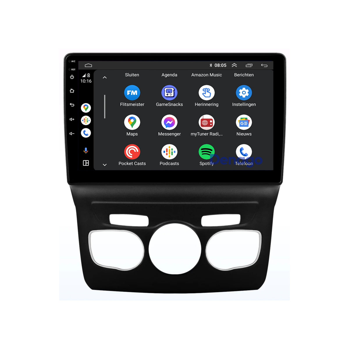 Denago DNG-A449 multimediasysteem voor Citroën C4 (2010–2018), afbeelding 3