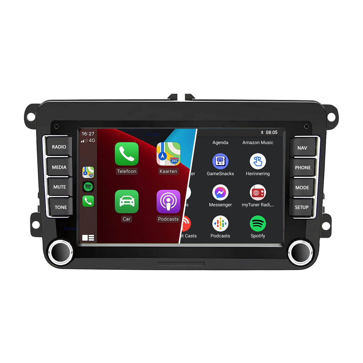 Denago DNG-0711SE multimediasysteem voor Seat Alhambra, Altea, Altea XL en meer (2004–2018), afbeelding 2