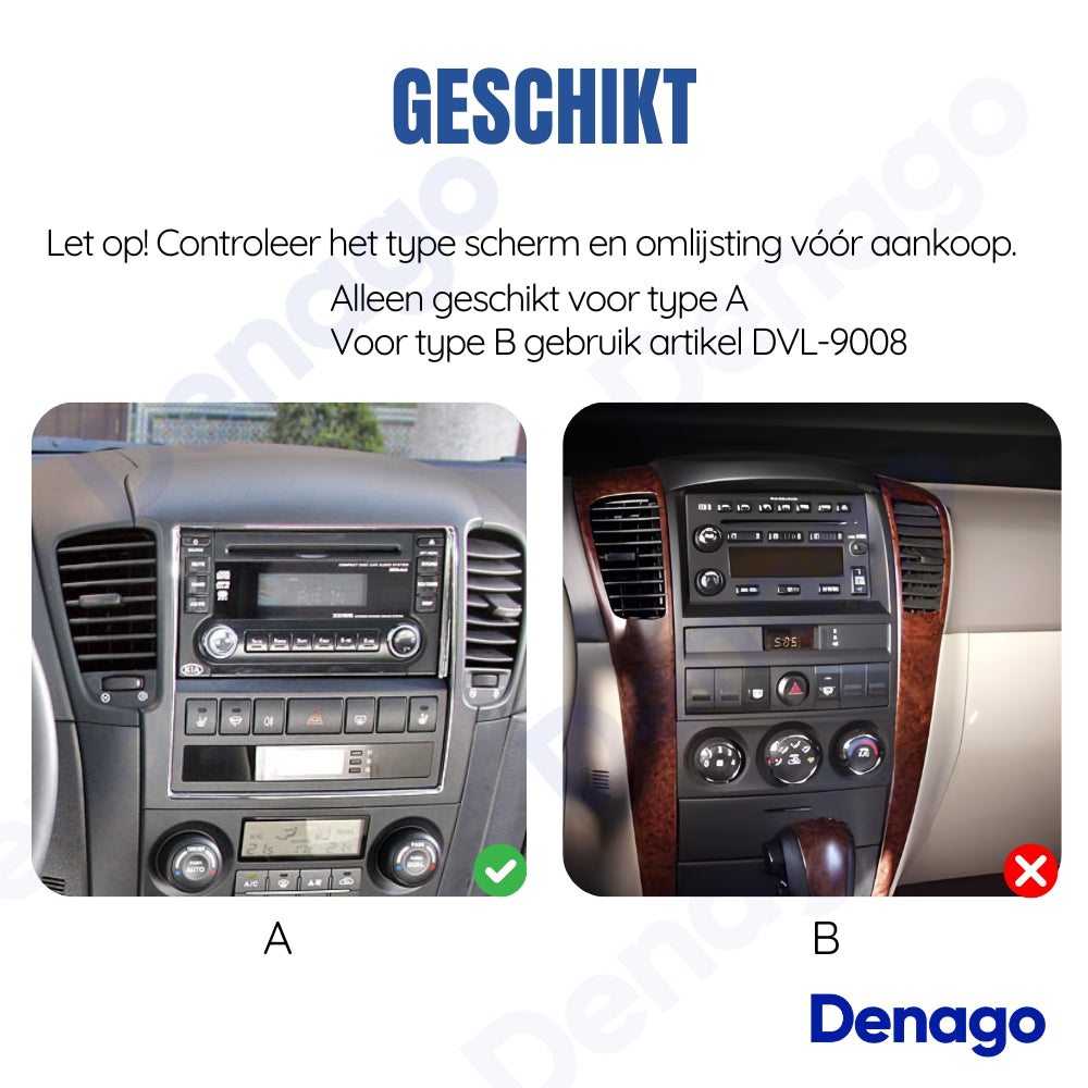Denago DNG-A135 multimediasysteem voor Kia Sorento (2002–2009), afbeelding 3