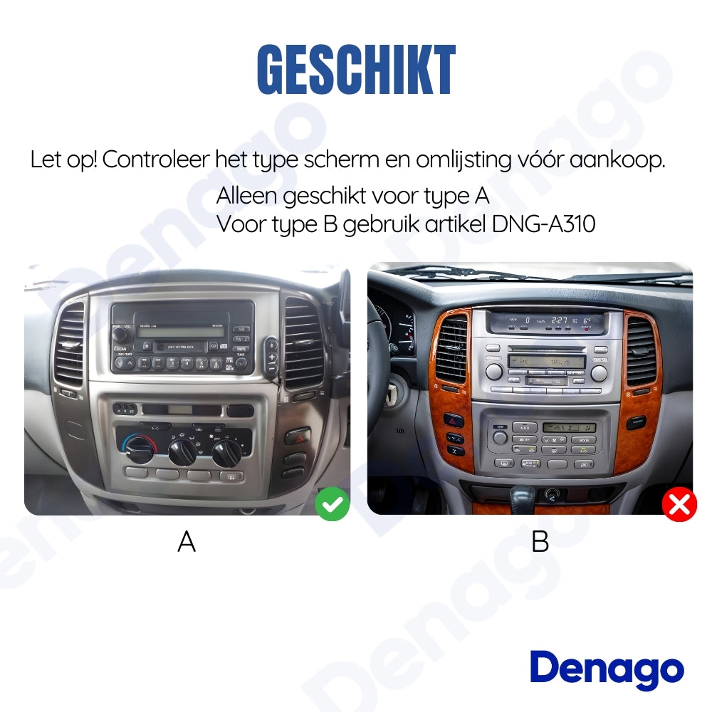 Denago DNG-A338 multimediasysteem voor Toyota Land Cruiser 100 (2005–2007), afbeelding 6