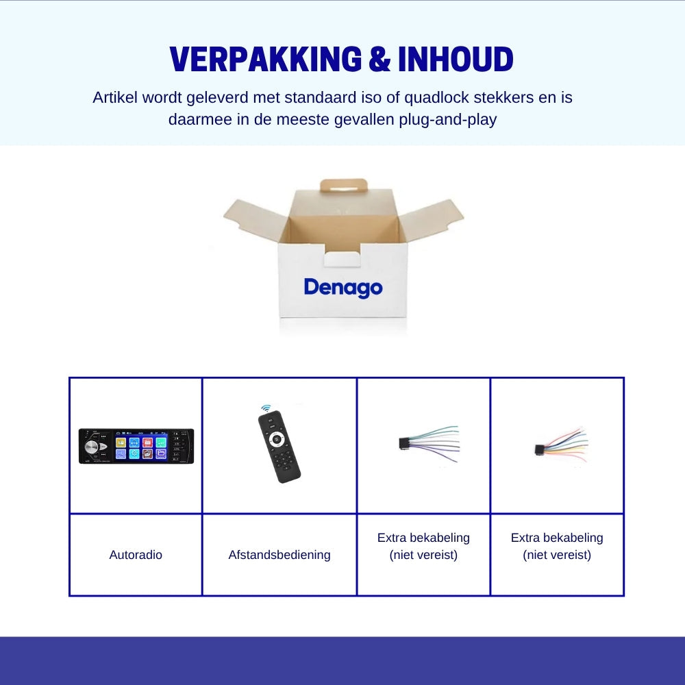 Denago DNG-465S universele 1-DIN autoradio, afbeelding 9