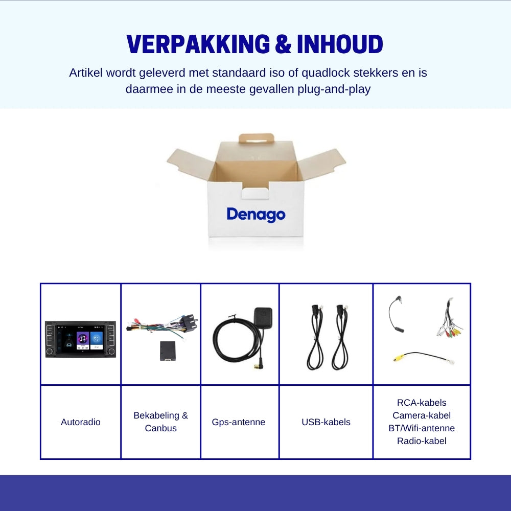 Denago DNG-0707 multimediasysteem voor Volkswagen California T5, Multivan T5 en Touareg (2002–2015), afbeelding 7