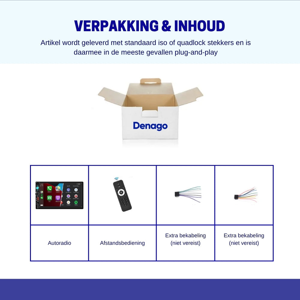 Denago DNG-CP64 universele 2-DIN autoradio, afbeelding 9