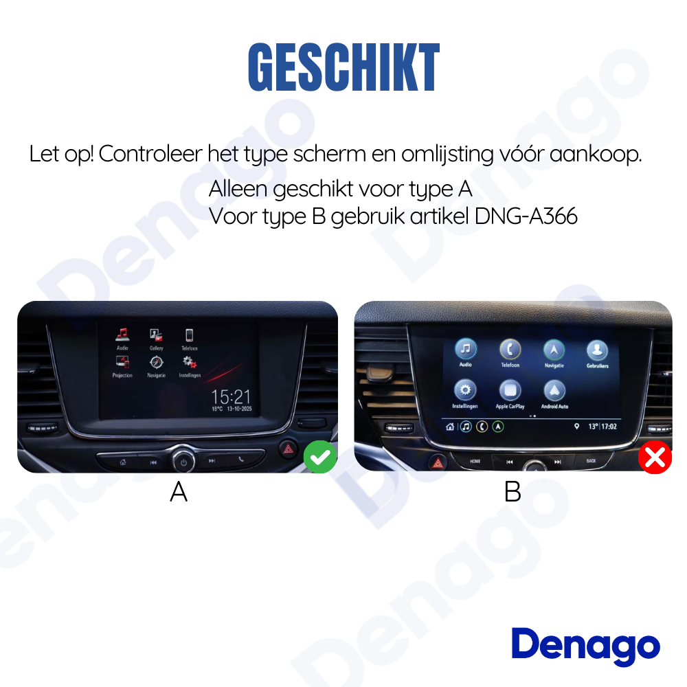 Denago DNG-A366 multimediasysteem voor Opel Astra K (2015–2021), afbeelding 4