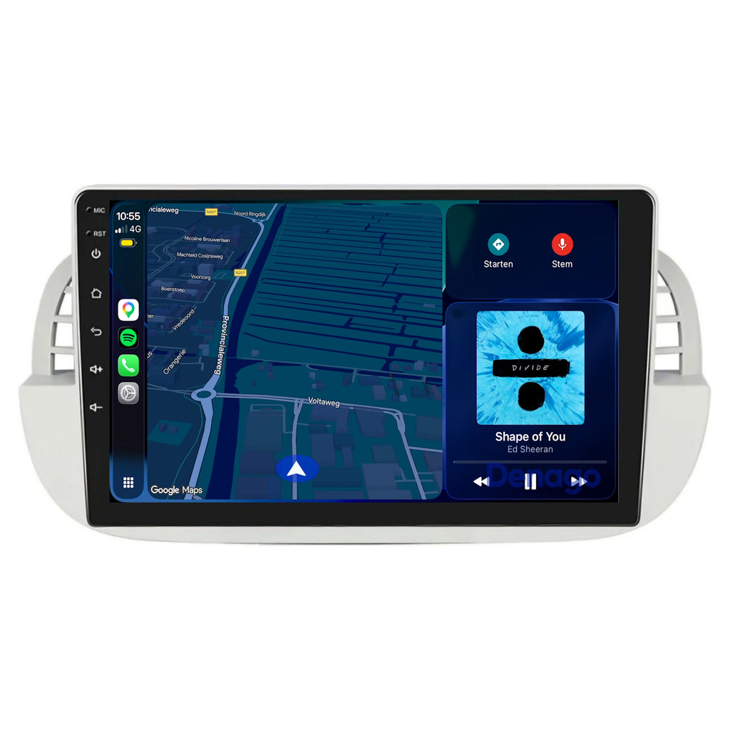 Denago DNG-A408 multimediasysteem voor Fiat 500 (2007–2015), afbeelding 5