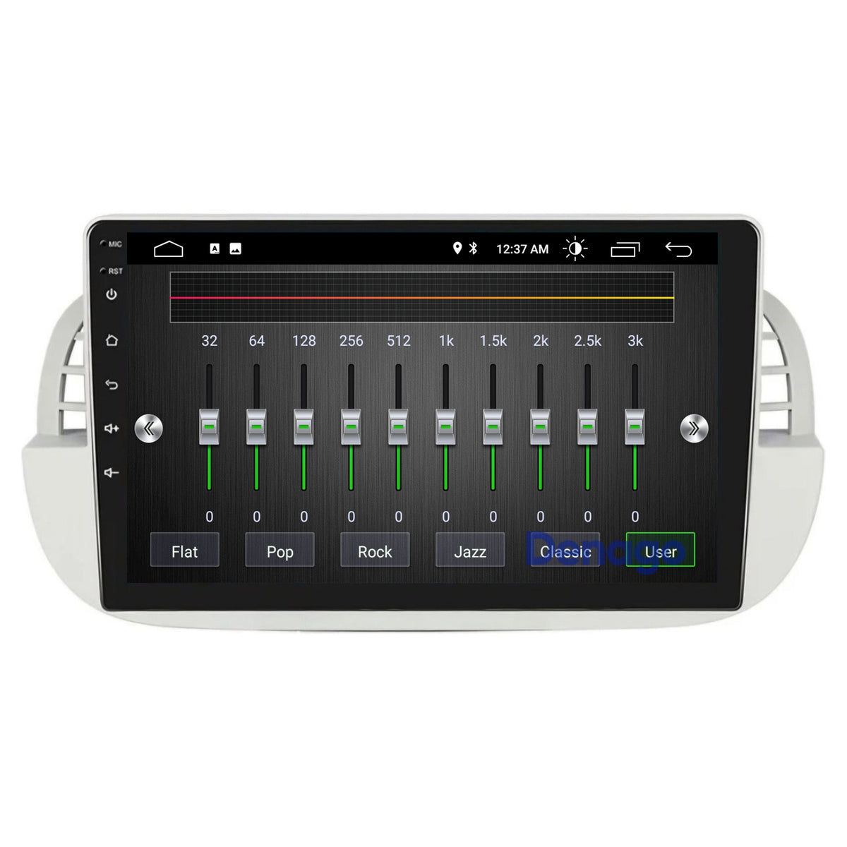 Denago DNG-A408 multimediasysteem voor Fiat 500 (2007–2015), afbeelding 7
