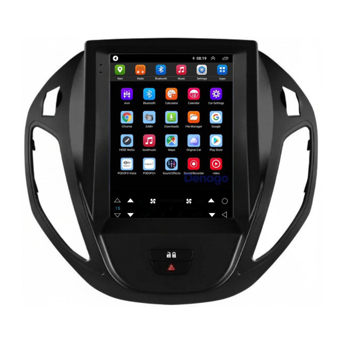 Denago DNG-A438 multimediasysteem voor Ford Tourneo Courier (2012–2023), afbeelding 5