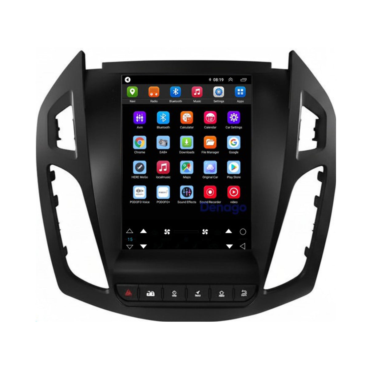 Denago DNG-A481 multimediasysteem voor Ford Tourneo Connect (2013–2018), afbeelding 5