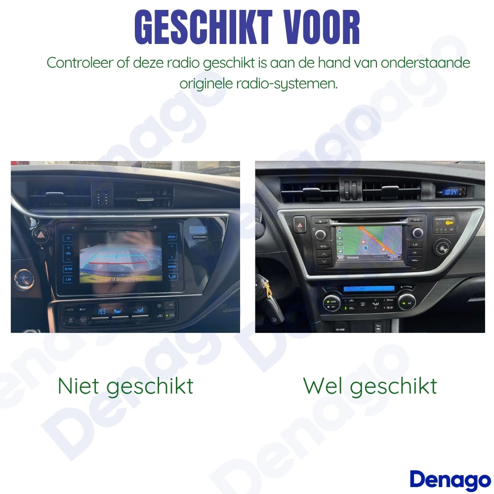 Denago DNG-A511 multimediasysteem voor Toyota Auris (2013–2015), afbeelding 3