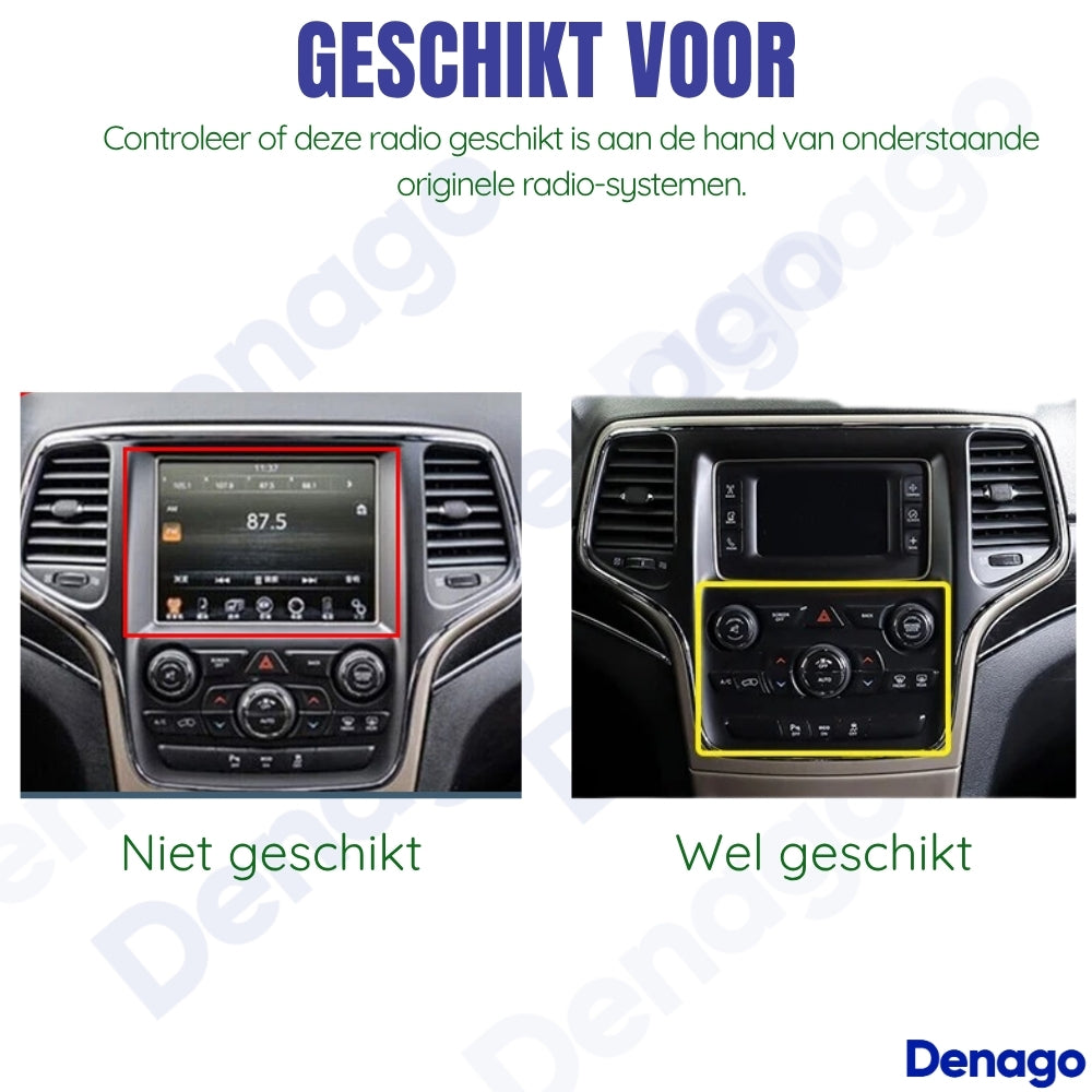 Denago DNG-A459 multimediasysteem voor Jeep Grand Cherokee WK2 (2014–2022), afbeelding 5