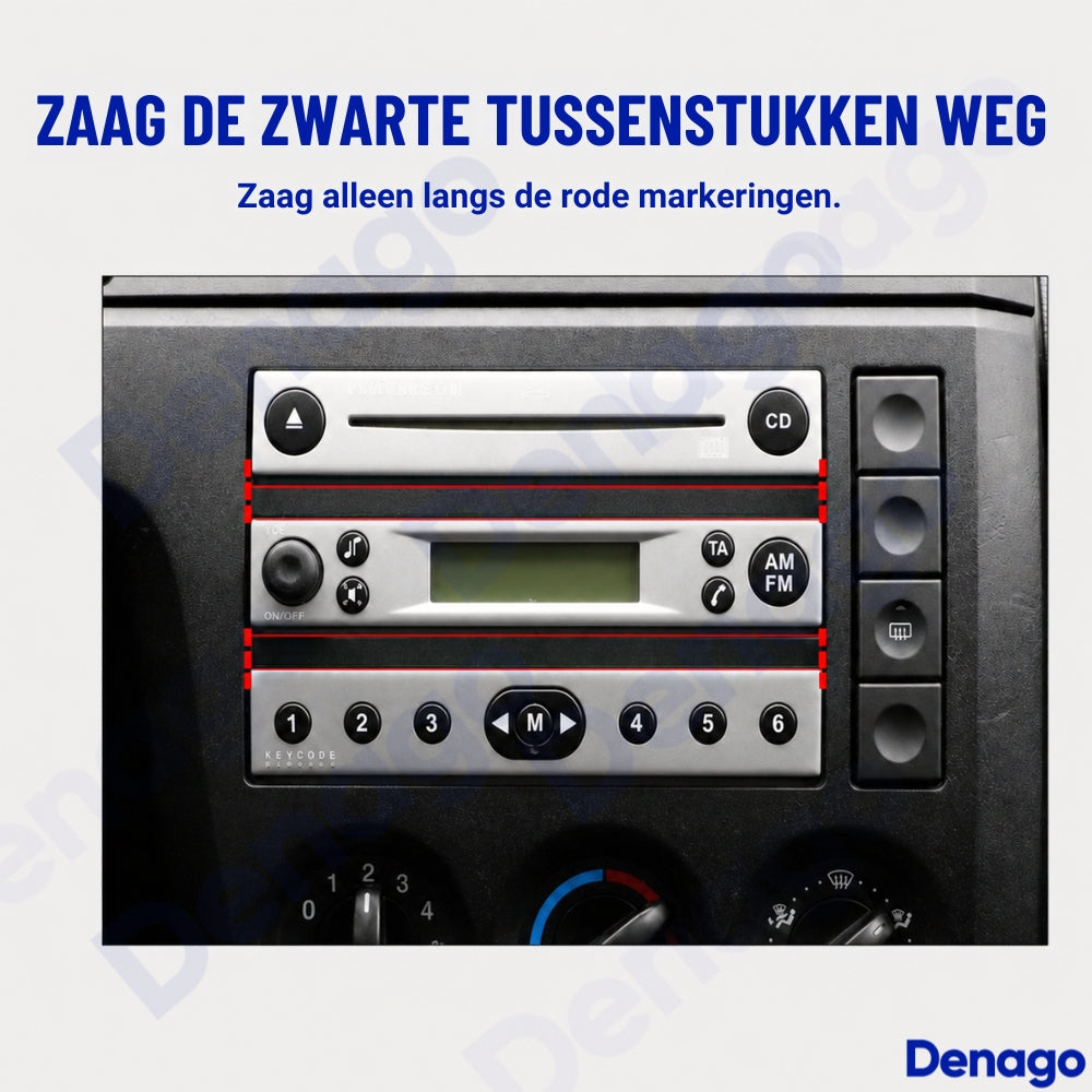 Denago DNG-A454 multimediasysteem voor Ford Fiesta (2002–2005), afbeelding 6