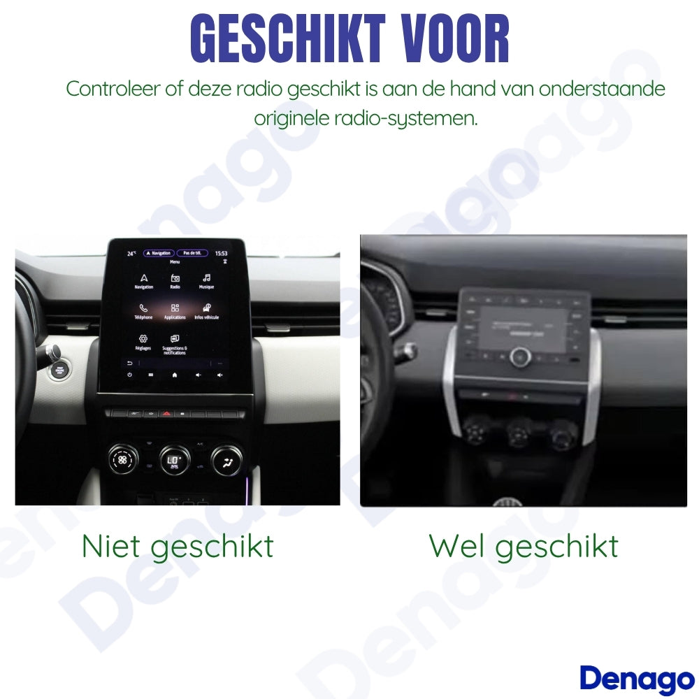 Denago DNG-A485 multimediasysteem voor Renault Clio 5 (2019–2025), afbeelding 5