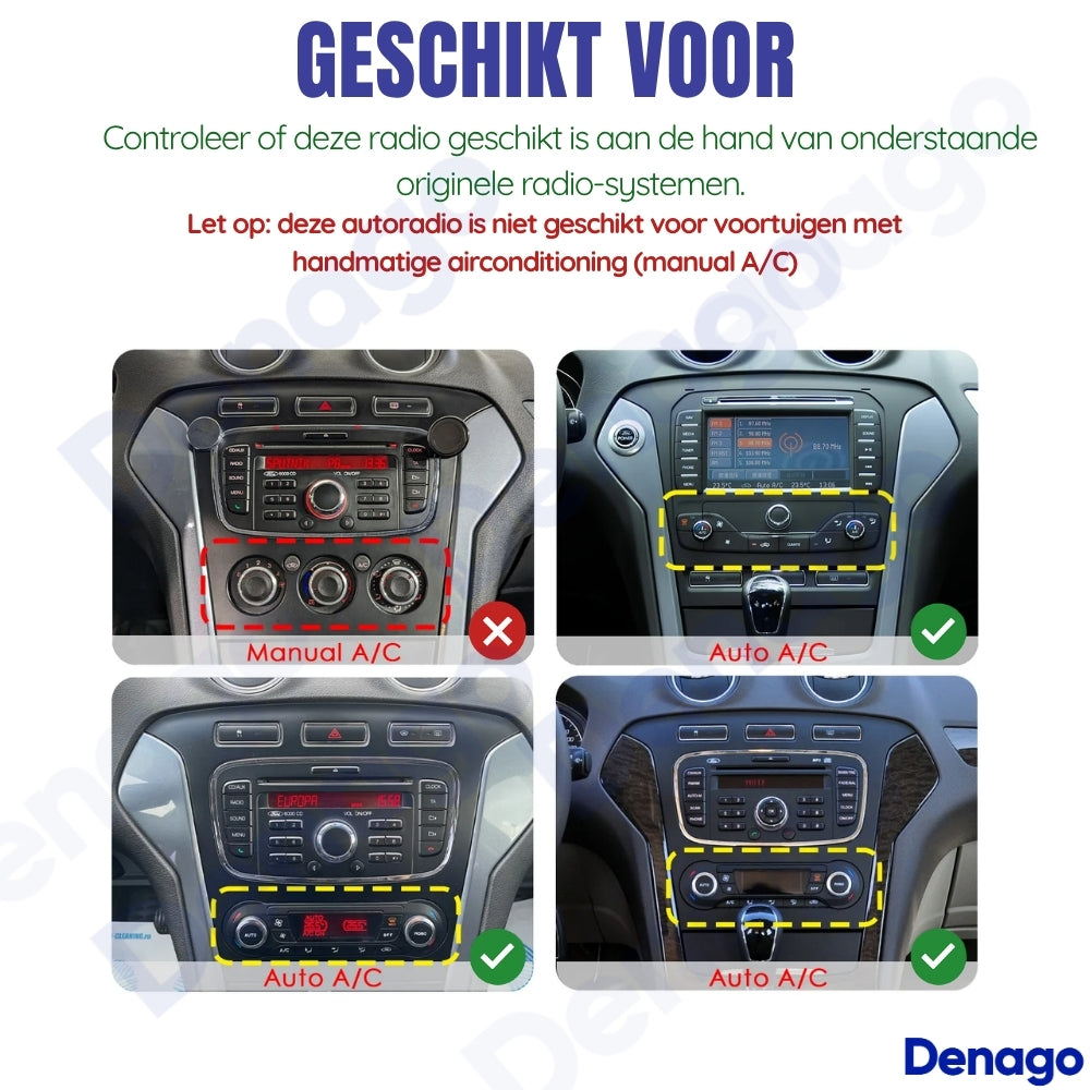 Denago DNG-A431 multimediasysteem voor Ford Mondeo (2007–2014), afbeelding 9
