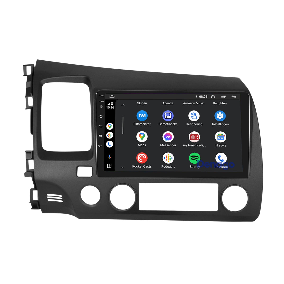 Denago DNG-0759 multimediasysteem voor Honda Civic (2007–2011), afbeelding 3