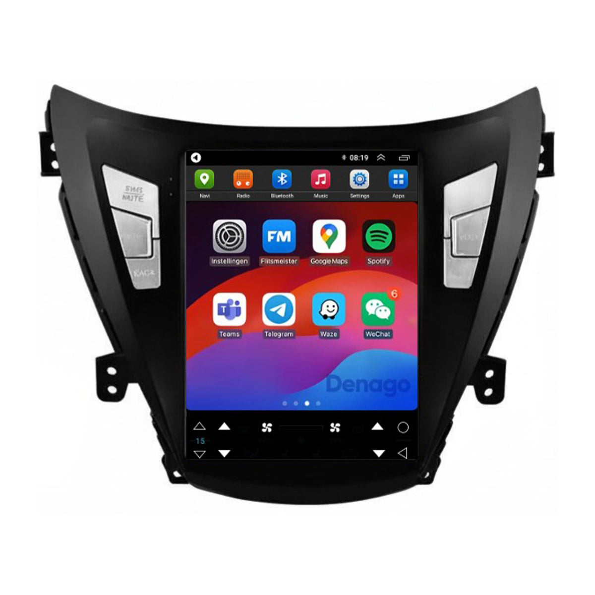 Denago DNG-A510 multimediasysteem voor Hyundai Elantra (2011–2013)