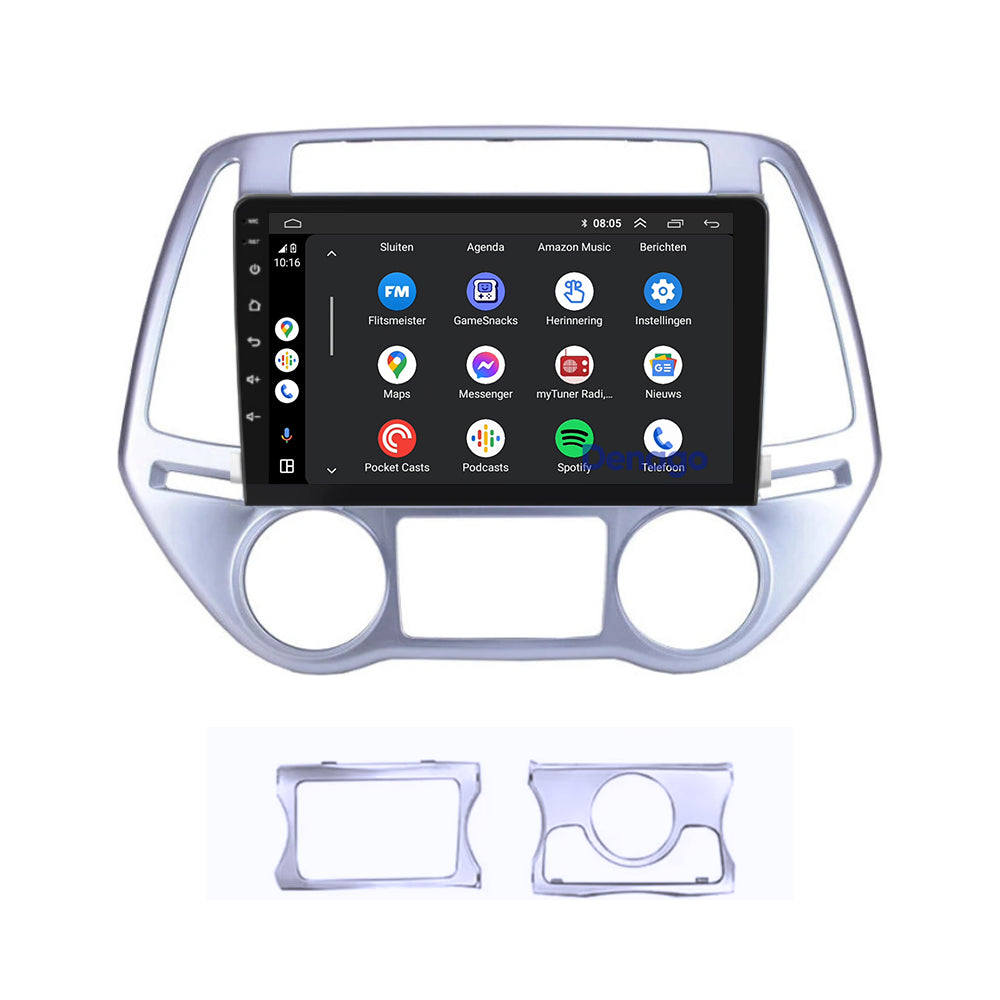 Denago DNG-A154 multimediasysteem voor Hyundai i20 (2008–2014), afbeelding 4