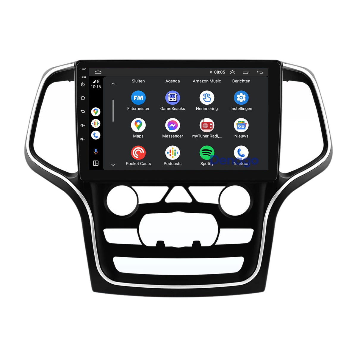 Denago DNG-A459 multimediasysteem voor Jeep Grand Cherokee WK2 (2014–2022), afbeelding 3