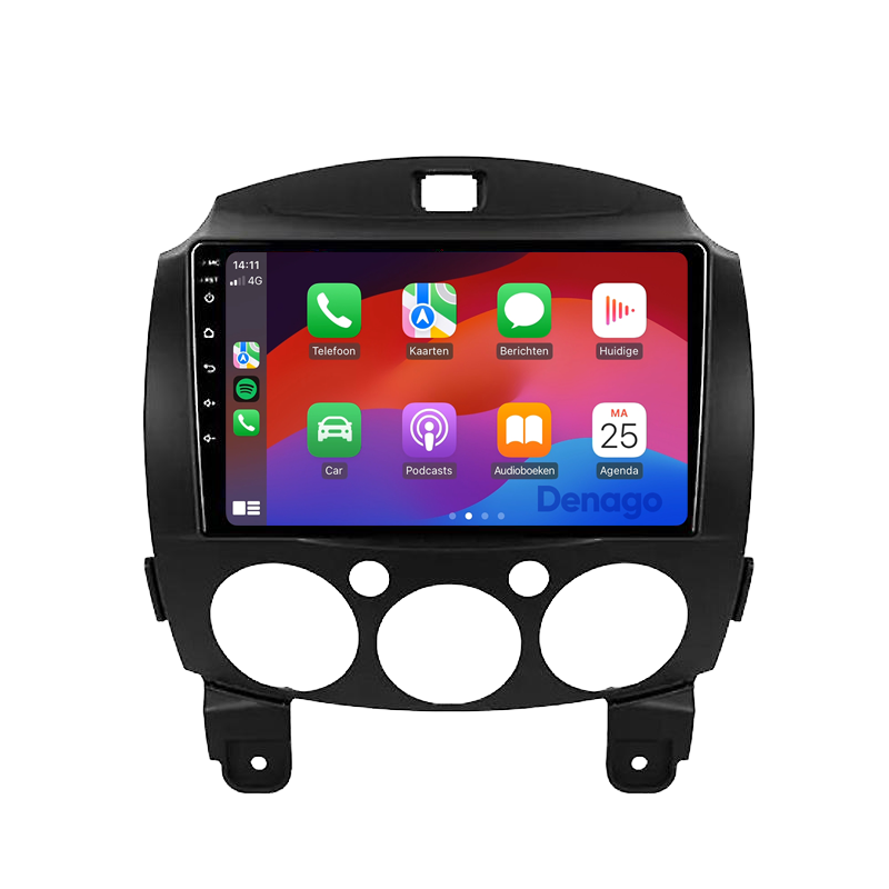 Denago DNG-A26 multimediasysteem voor Mazda 2 (2008–2014), afbeelding 5