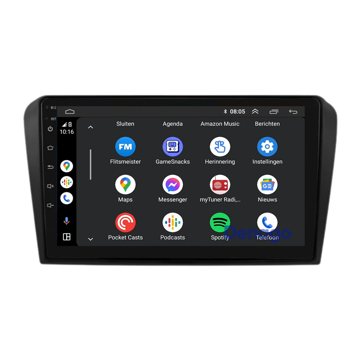 Denago DNG-A467 multimediasysteem voor Mazda 3 (2003–2009), afbeelding 3
