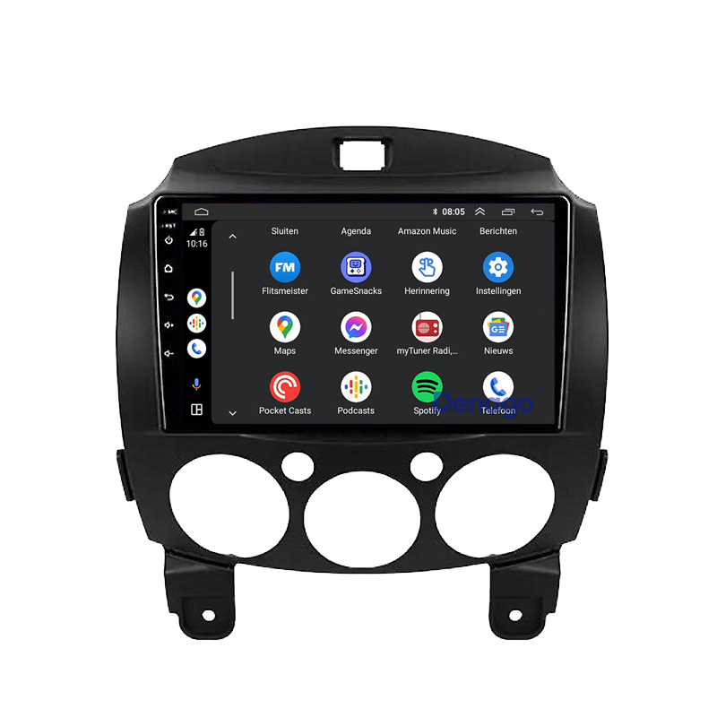 Denago DNG-A26 multimediasysteem voor Mazda 2 (2008–2014), afbeelding 4