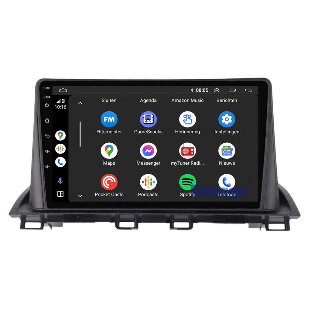 Denago DNG-A386 multimediasysteem voor Mazda 3 (2013–2017), afbeelding 4