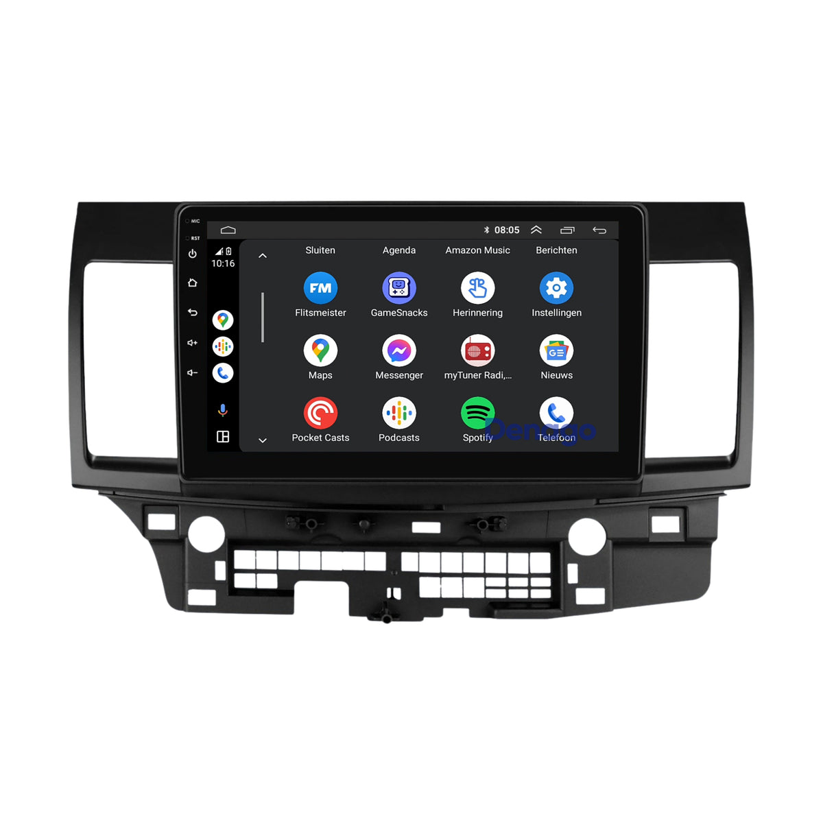 Denago DNG-A460 multimediasysteem voor Mitsubishi Lancer CY (2008–2012), afbeelding 3
