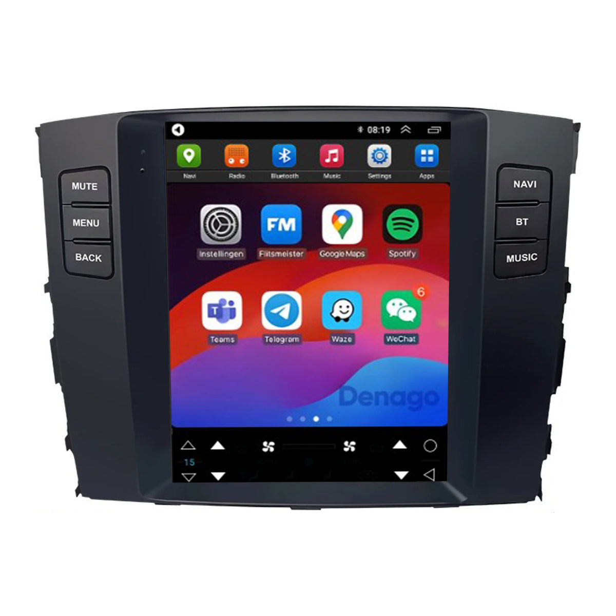Denago DNG-A414 multimediasysteem voor Mitsubishi Pajero (2006–2014)